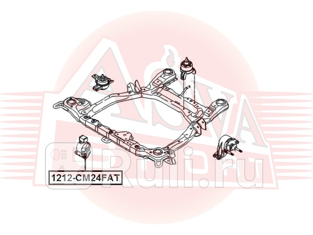 Опора двигателя ASVA 1212-CM24FAT 0₽