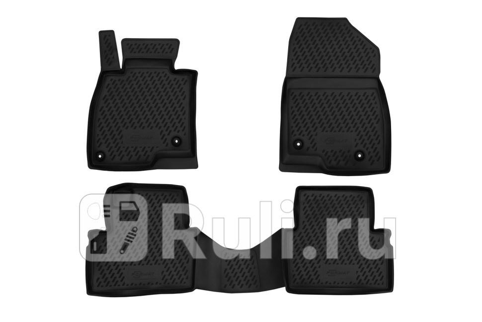 Коврики в салон 4 шт для Mazda 3 BM 2013-2019 FORMAT FORMATCARMZD00031 4550₽
