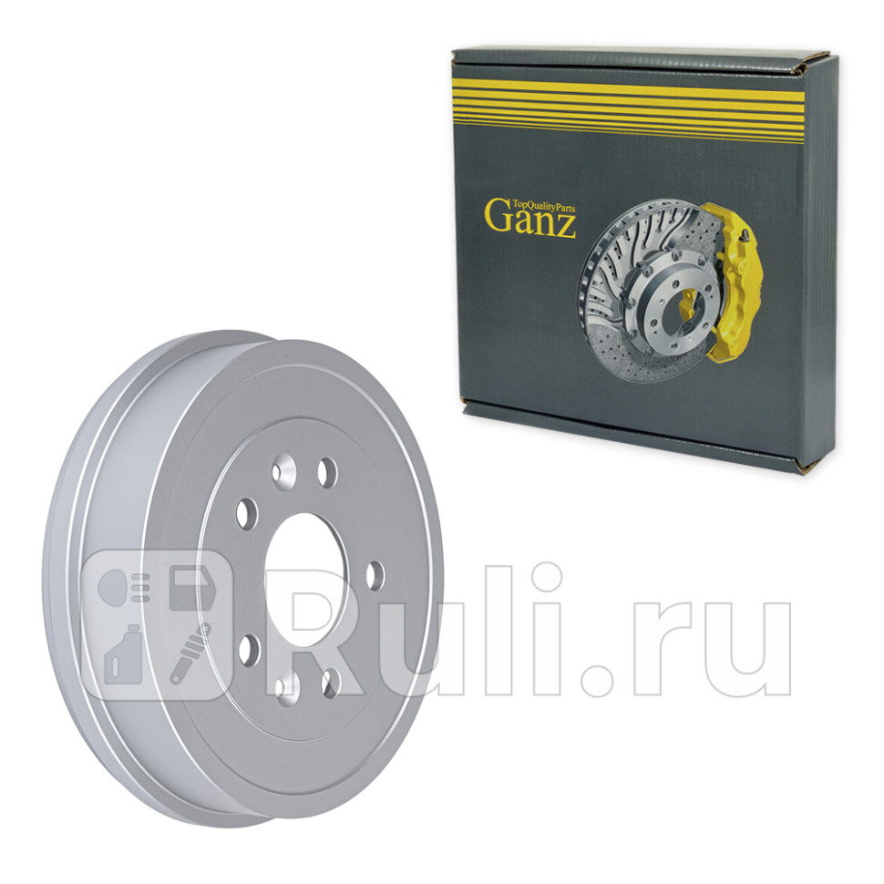 Барабан тормозной GANZ GIJ10180 3830₽