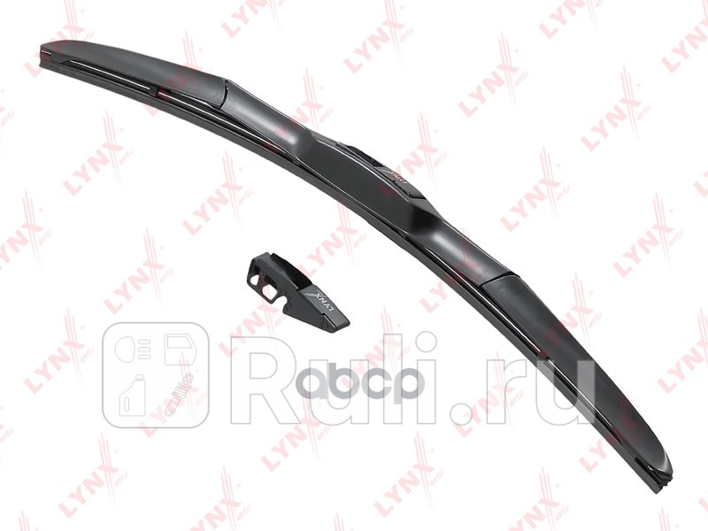 Щетка стеклоочистителя гибридная 450мм правлев LYNXAUTO RX450 1140₽