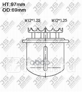 Фильтр топливный JS Asakashi FS7001U 0₽