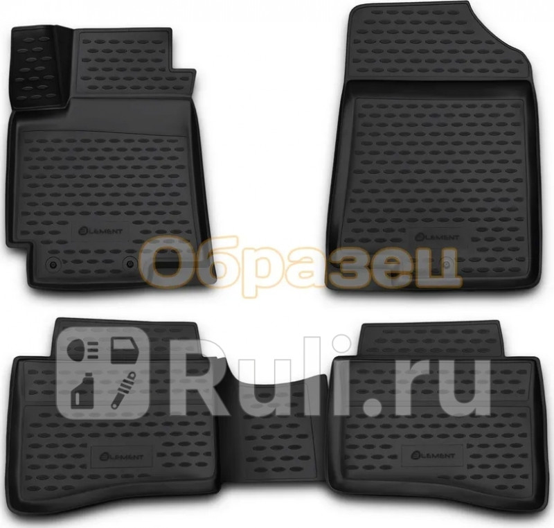 3d коврики в салон 4 шт. для Hyundai Sonata 8 (2018-2021) FORMAT FORMAT.3D02372210