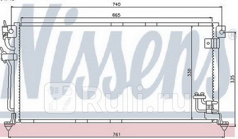 Радиатор кондиционера для Mitsubishi Lancer 9 2004- Forward MBLAN04-930 5150₽