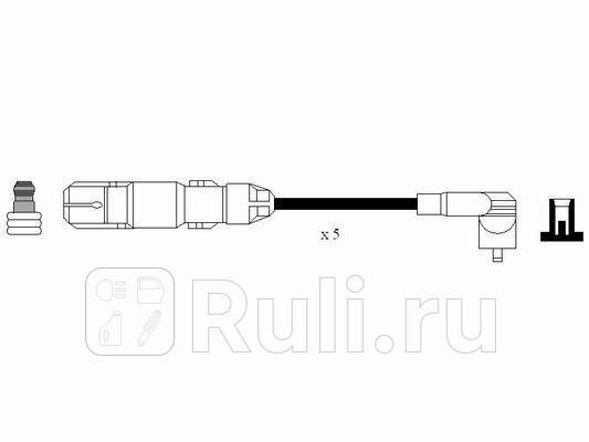 Высоковольтпровода комкт NGK 0966 9200₽