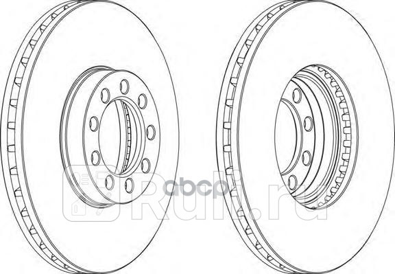 Тормозной диск FERODO FCR329A 0₽