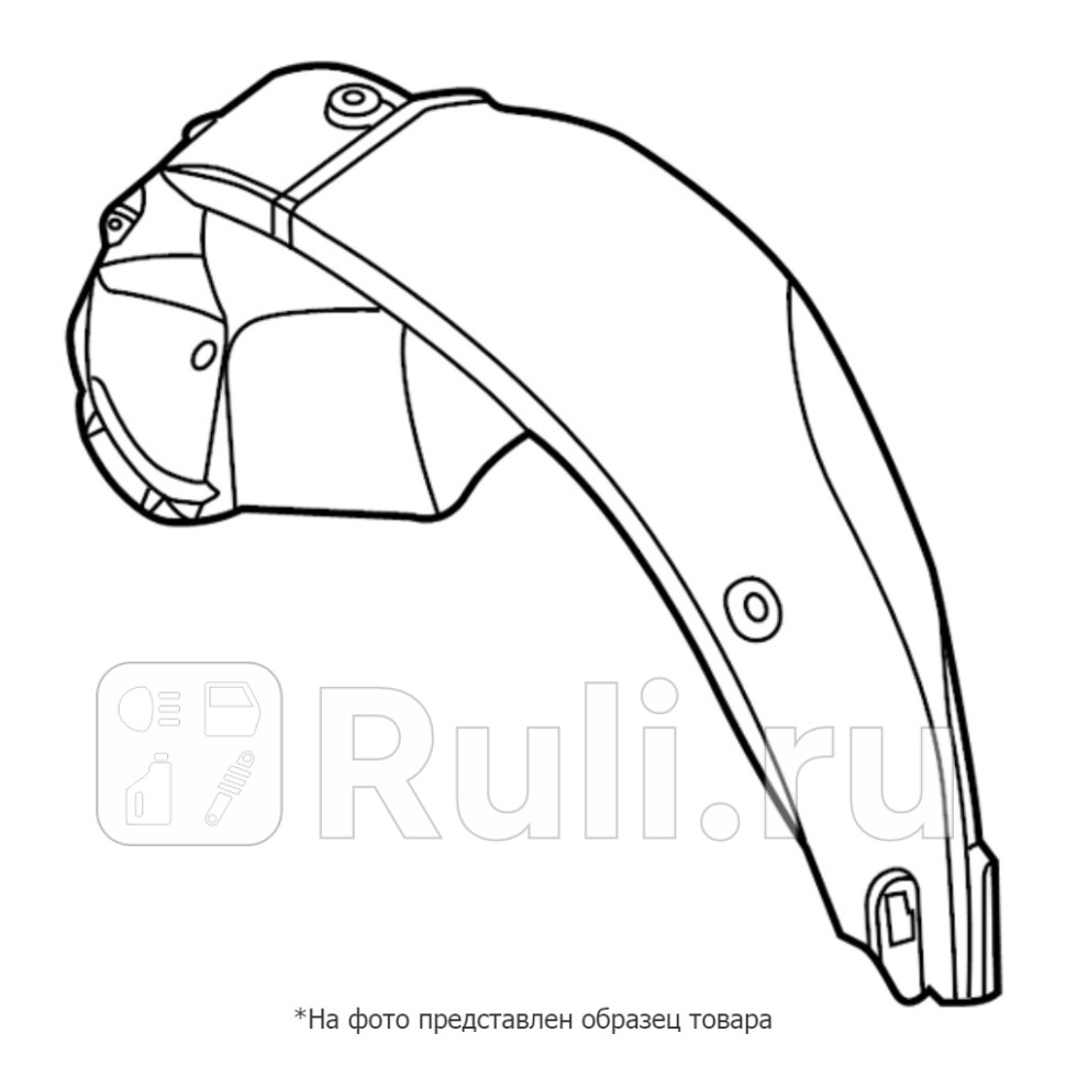 подкрылок задний левый 6563812030 Toyota Corolla E140E150 06-10 STELLOX 01-40119-SX 0₽