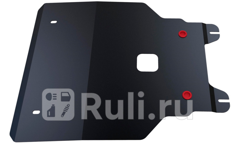 Защита поддона двигателя кпп для Honda Jazz GE 2008-2015 АвтоБроня 111021071 4580₽