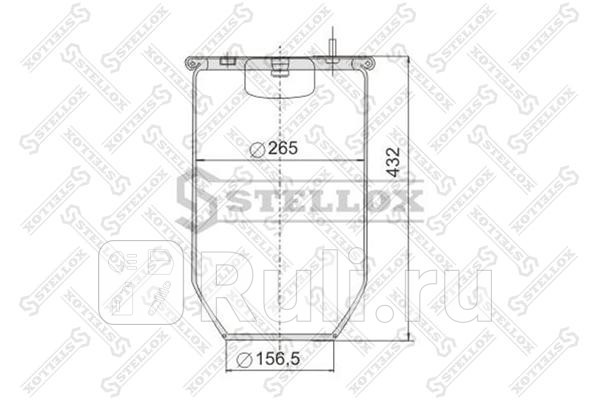 Пневмопод STELLOX 90-08100-SX 5730₽