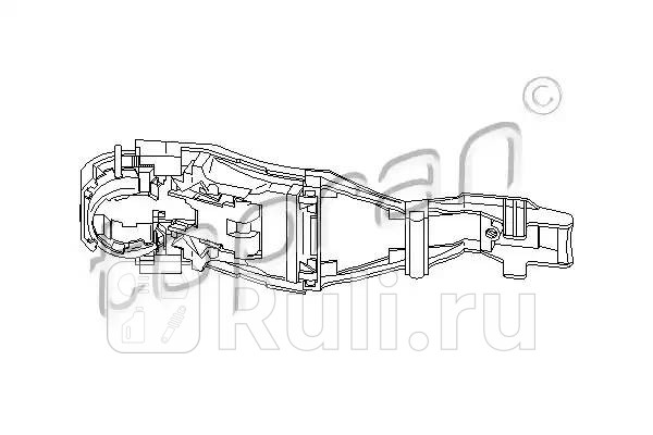 Кронштейн ручки HANS PRIES 111 186 755 0₽