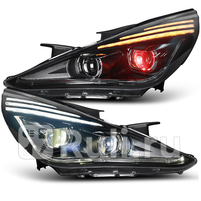 Тюнинг-фары комплект для Hyundai Sonata 6 2009-2014 КИТАЙ CS-HL-000713 67060₽