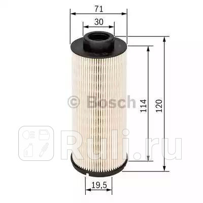 Фильтр топливный для Nissan Primastar 2002-2014 BOSCH 1 457 431 724 890₽