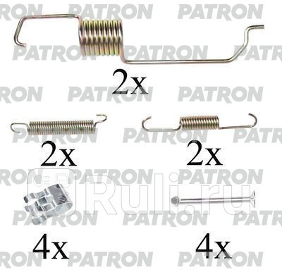 Комплект монтажный тормозных колодок барабанных MAZDA 626 V 98-02 626 V HATCHBACK 98-02 PREMACY 99- PATRON PSRK0110 590₽