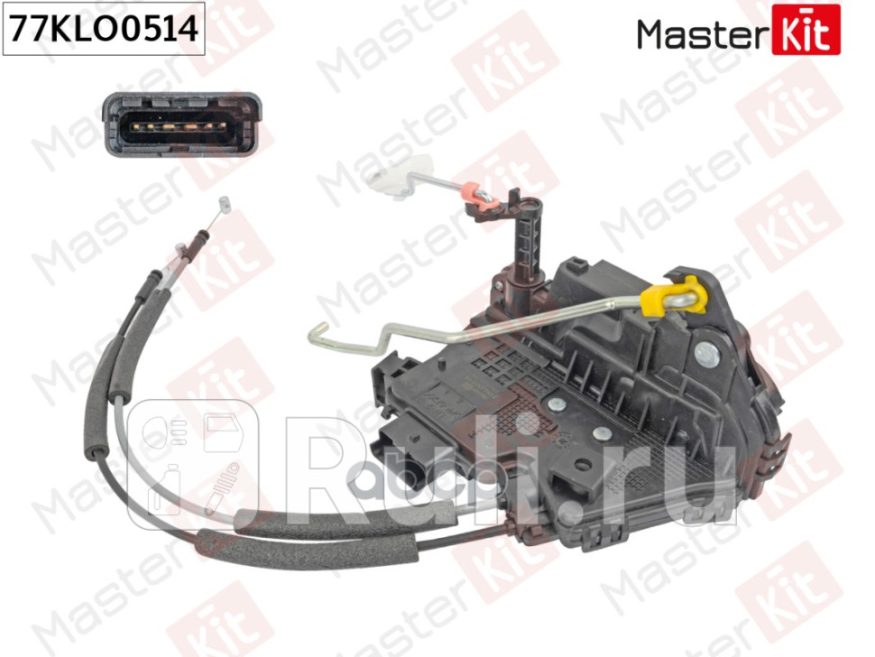 Замок двери перед лев KIA SOUL AM 2009 - 77KLO0514 MASTERKIT 77KLO0514 4080₽