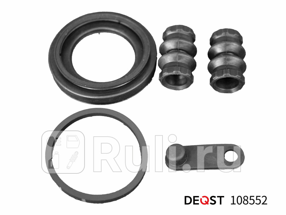 Ремкомплект тормозного суппорта заднего для поршня o 45 mm суппорт trw применяемость land rover DEQST 108552 280₽