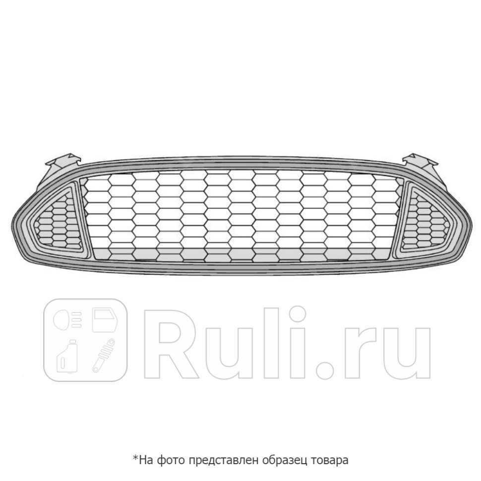 Решетка переднего бампера для Citroen C3 2004-2009 Polcar 231627-R 1650₽