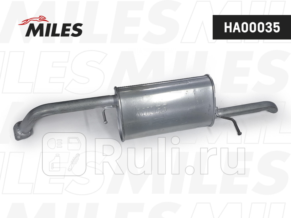 Глушитель CHEVROLET LACETTI седан MILES ha00035 0₽
