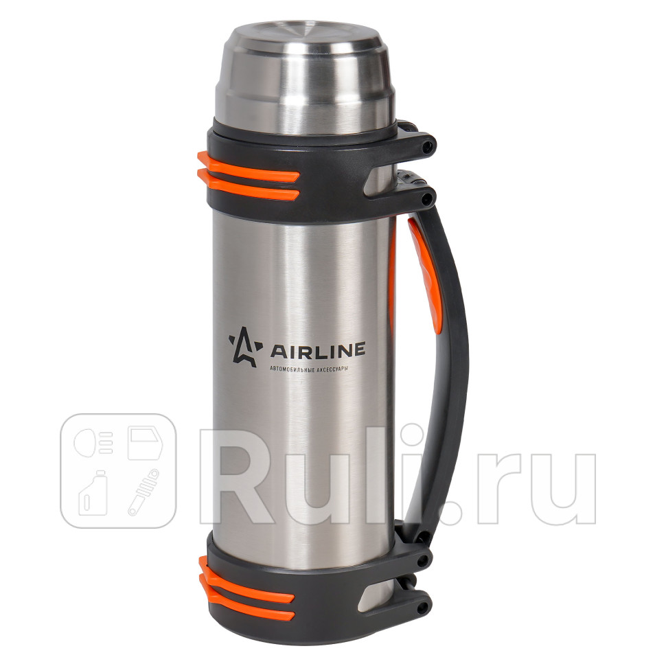 Термос с ручкой 1 5 л нержавеющая сталь цвет металлик IT-07 AIRLINE it-07 2110₽