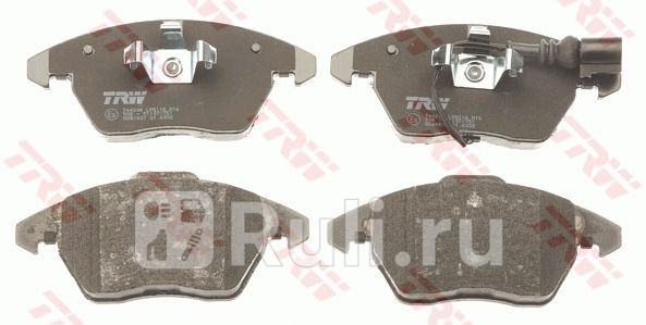 Колодки тормозные дисковые передние для Skoda Rapid 2012-2020 TRW GDB1807 4650₽