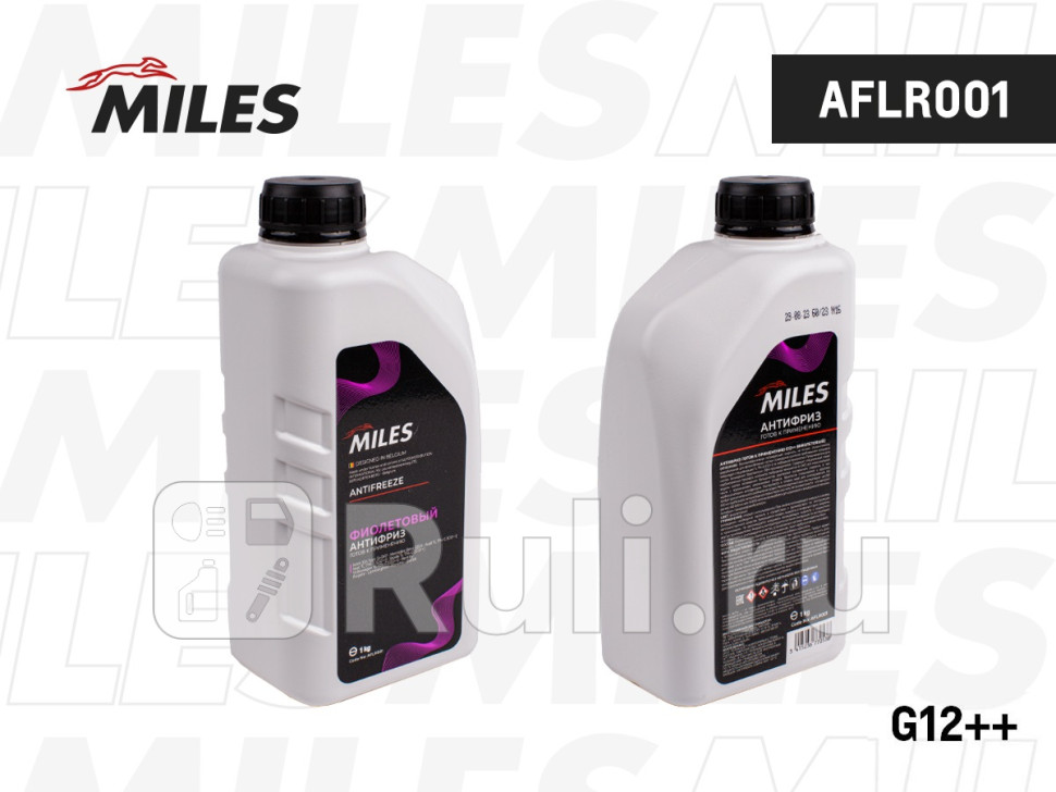Антифриз готов к применению G12 фиолетовый 1кг SUPER LONG LIFE COOLANT -40C AFLR001 MILES AFLR001 440₽