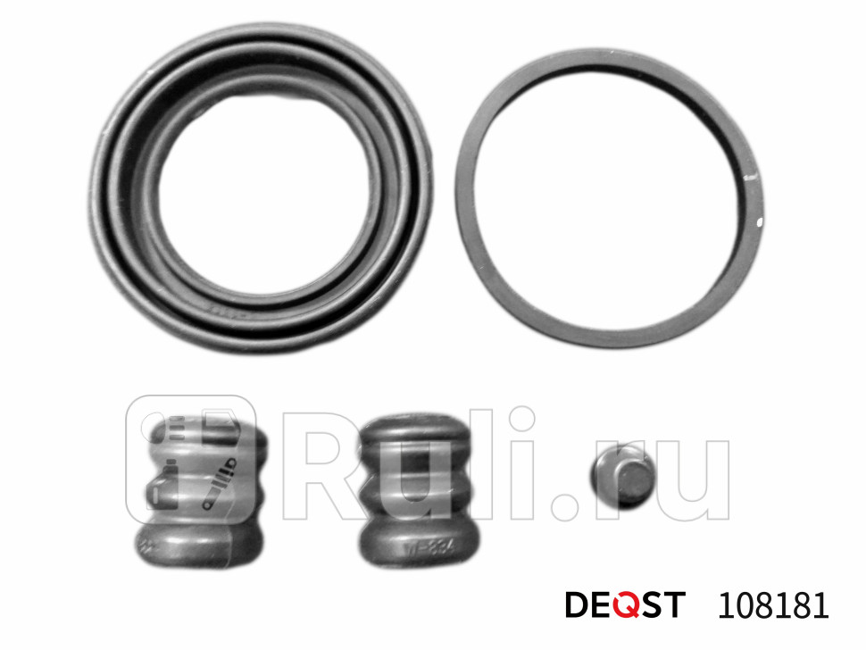 Ремкомплект тормозного суппорта переднего для поршня o 54mm суппорт lucas применяемость audi a4 DEQST 108181 370₽