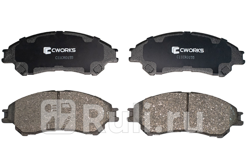 Колодки тормозные дисковые передние Low Metallic CWORKS C11CR0155 CWORKS C11CR0155 0₽