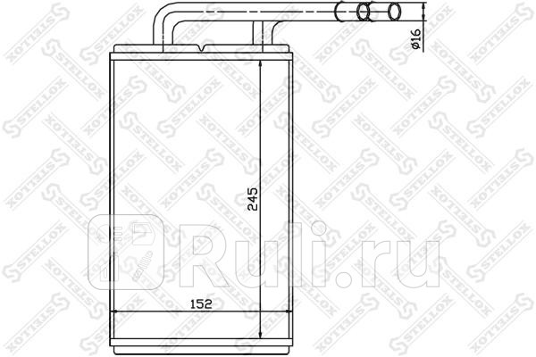 Радиатор печки без AC Ford Transit 2025DTD 94 STELLOX 10-35111-SX 5610₽