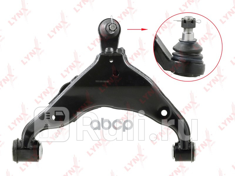 Рычаг подвески перед прав HAVAL H9 14- FR LOW РЫЧАГ В СБОРЕ С ШАРОВОЙ LYNXAUTO B5198R 34490₽