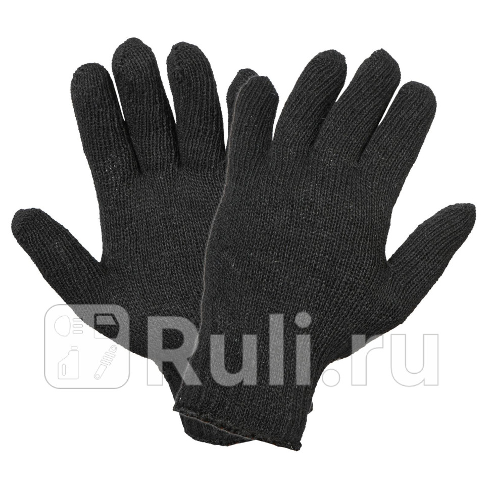 Перчатки трикотажные ХБ двойн черные 5 пар 75 класс115г мод502 AIRLINE ADWG023 510₽