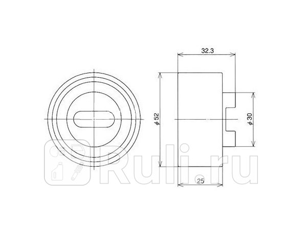 Ролик ремня ГРМ натяжной MAZDA B3B5 Nsk 52ST2801 1430₽