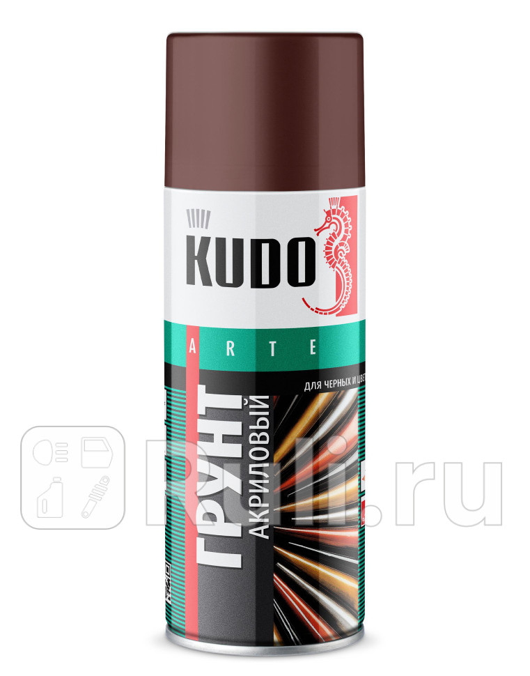 Грунт аэрозоль красно-коричневый 520 мл Kudo акриловый KUDO KU-2102 440₽