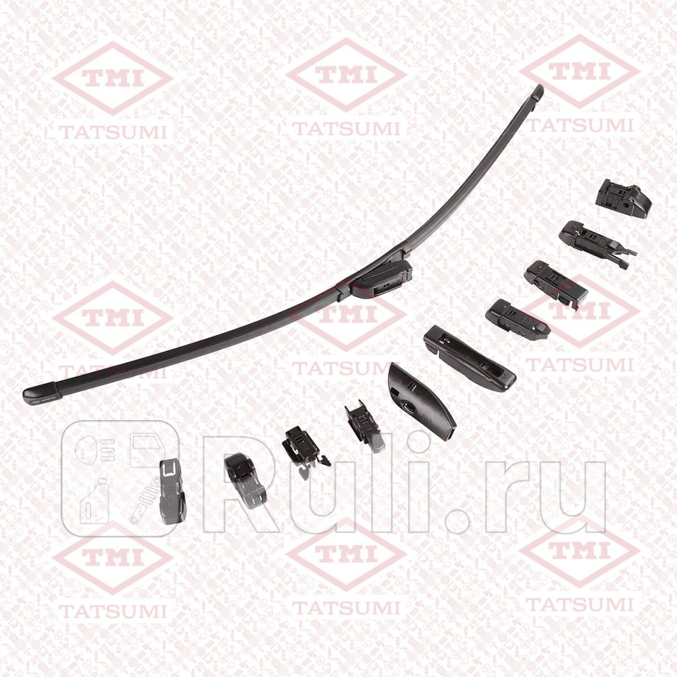 Щетка стеклоочистителя бескаркасная 630мм TATSUMI TFH1063 750₽