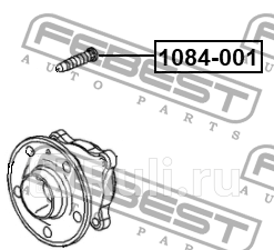 Шпилька колесная CHEVROLET AVEO 2009-2017 1084-001 FEBEST 1084-001 320₽