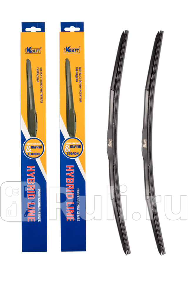 Щетки стеклоочистителя гибридные 500500мм компл KRAFT KT 830870 1140₽