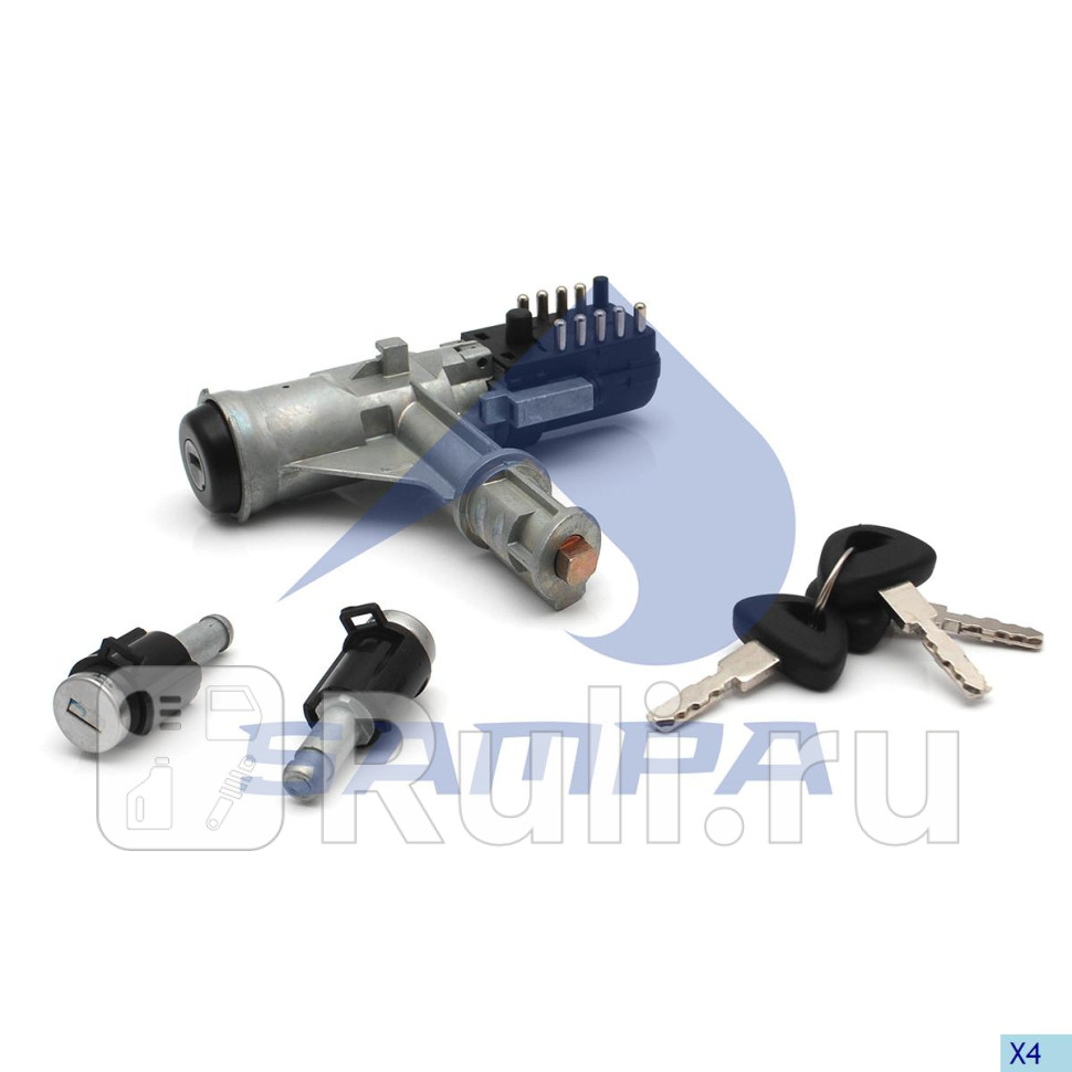 замок зажигания в сборе SCANIA 94114124144164 Sampa 043351 8770₽