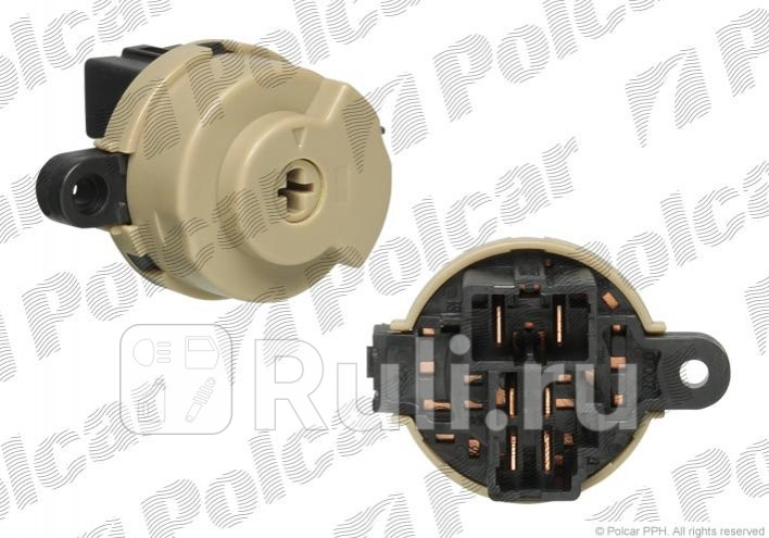 Контактная группа замка зажигания для Mazda 323 BJ 1998-2003 Polcar 4509Z-90 2650₽
