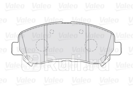 301067 - Колодки тормозные дисковые передние (VALEO) Nissan Teana J32 (2008-2014) для Nissan Teana J32 (2008-2014), VALEO, 301067