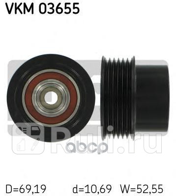 Шкив генератора Volvo S80 30-32 T6 06 SKF VKM03655 10720₽