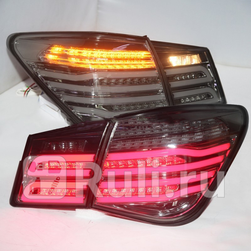 Тюнинг-фонари (комплект) в крыло и в крышку багажника для Chevrolet Cruze (2009-2015) WH CS-TL-000336