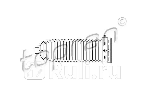 Пыльник рулевого механизма HANS PRIES 401 910 001 740₽