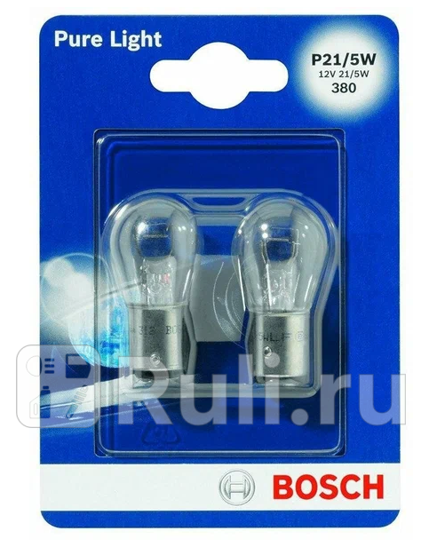 Лампа p215w 12v 215w bay15d стопгабарит двухнитевая в блистере BOSCH 1 987 301 016 260₽