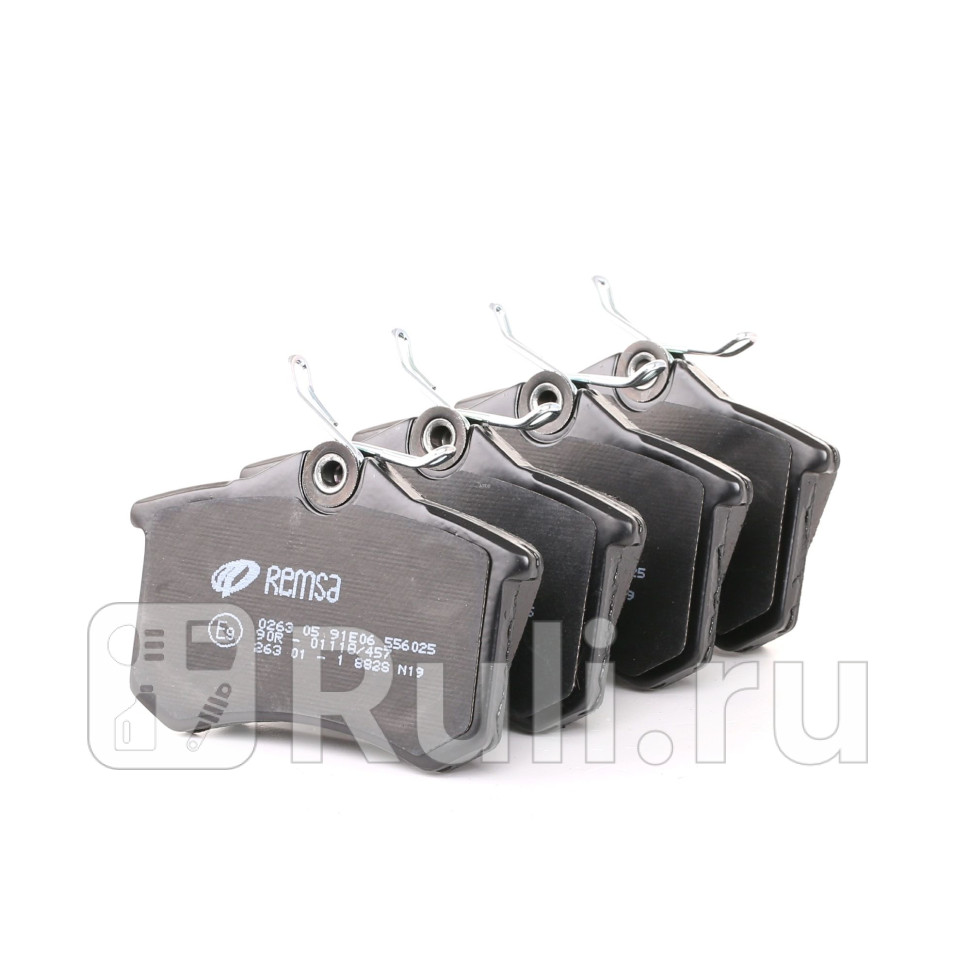 Колодки тормозные дисковые задние для Seat Toledo 1998-2004 REMSA 026305 1440₽