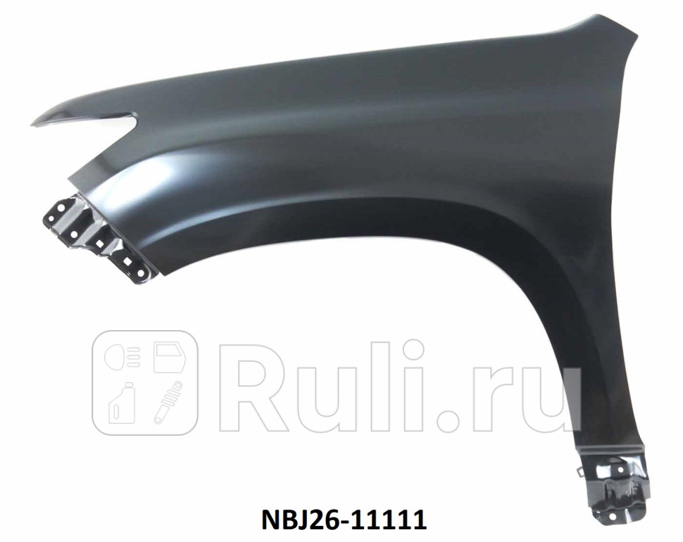 Крыло переднее левое для Toyota Land Cruiser Prado 150 рестайлинг 2 2017-2020 CrossOcean TY62012L-02 7250₽