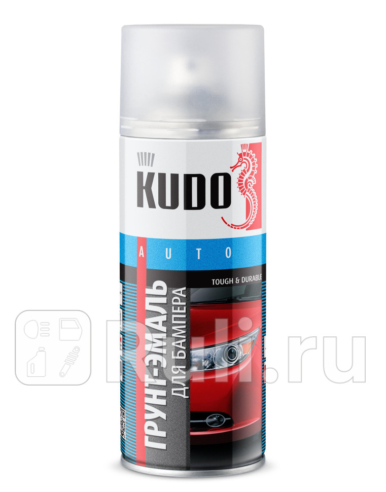 Краска аэрозольная для бампера серая Kudo 520 мл KUDO KU-6201 600₽