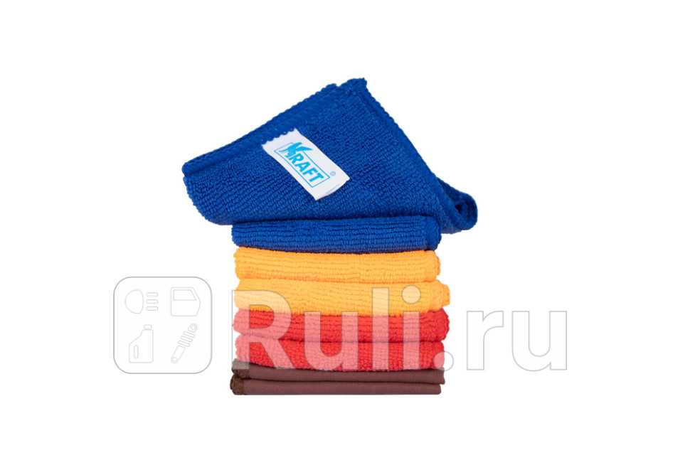 Набор салфеток из микрофибры 8 шт 3030 см KRAFT KT860610 710₽