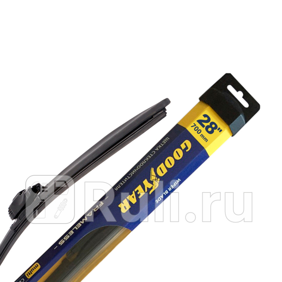 Щетка стеклоочистителя бескаркасная GoodYear 28700 мм Frameless Multi-Clip GoodYear GY000428 980₽