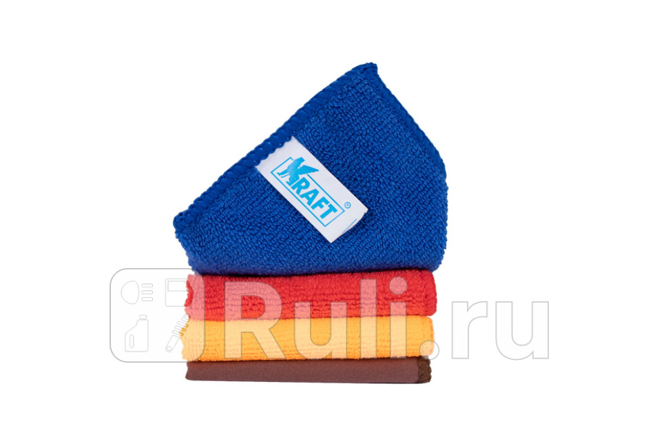 Салфетка Kraft микрофибра набор 4шт 3030 см KRAFT KT 860613 400₽