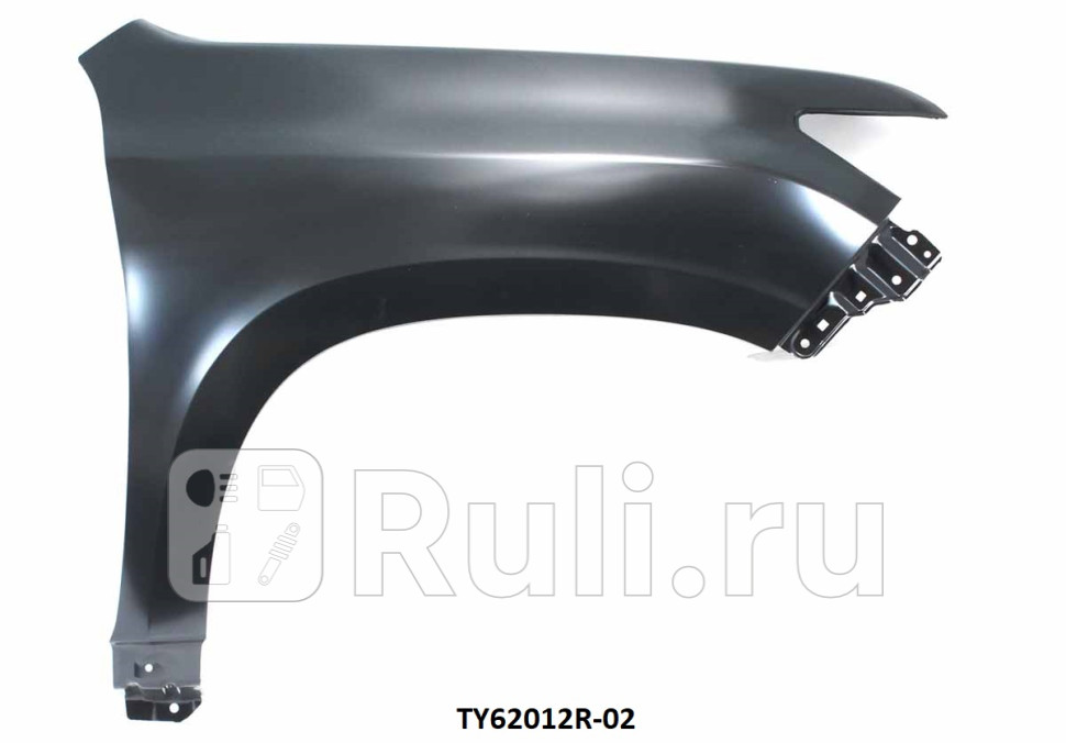 Крыло переднее правое для Toyota Land Cruiser Prado 150 рестайлинг 2 2017-2020 CrossOcean TY62012R-02 8040₽