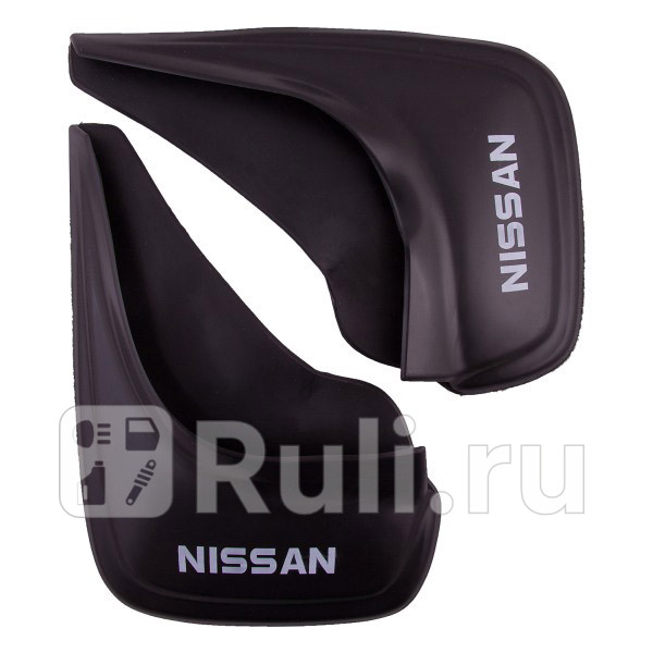 Брызговик универсальный NISSAN Чёрный в блистере компл 2шт SKYWAY SKYWAY S05201006 690₽