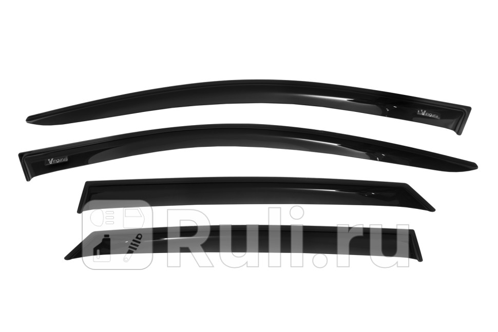 Дефлекторы окон 4 шт для Toyota Fortuner 2017- Vinguru AFV88017 1680₽