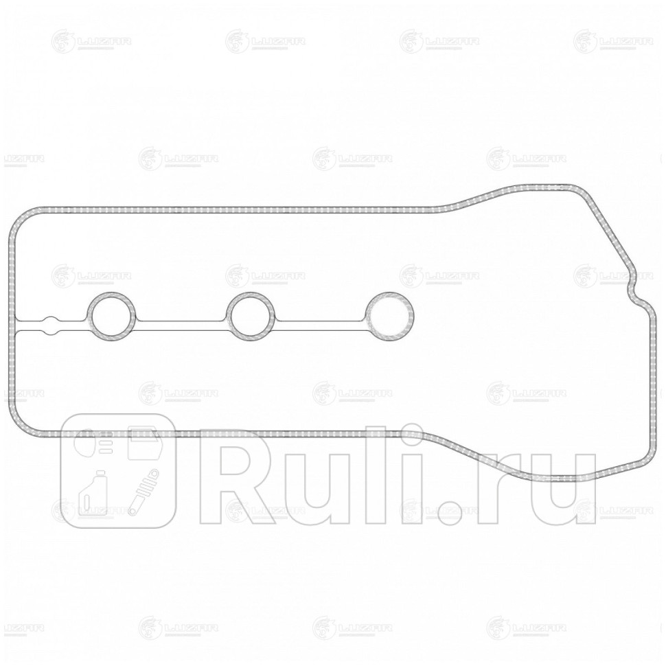 Прокладка клапанной крышки TOYOTA LAND CRUISER 40 mot1GR-FE 2003- лев LUZAR LES 21906 830₽